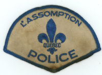 CANADA,QUEBEC,ASSOMPTION POLICE 1